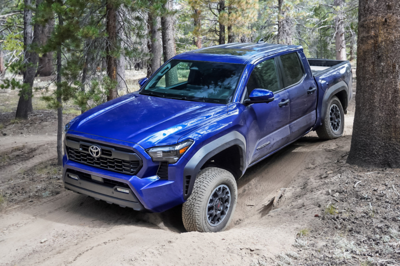 Optional Hybrid Makes Stick-Shift Pointless: Manual 2024 Toyota Tacoma TRD Off-Road Review