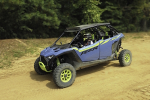 Polaris RZR Pro R on a motorcross track