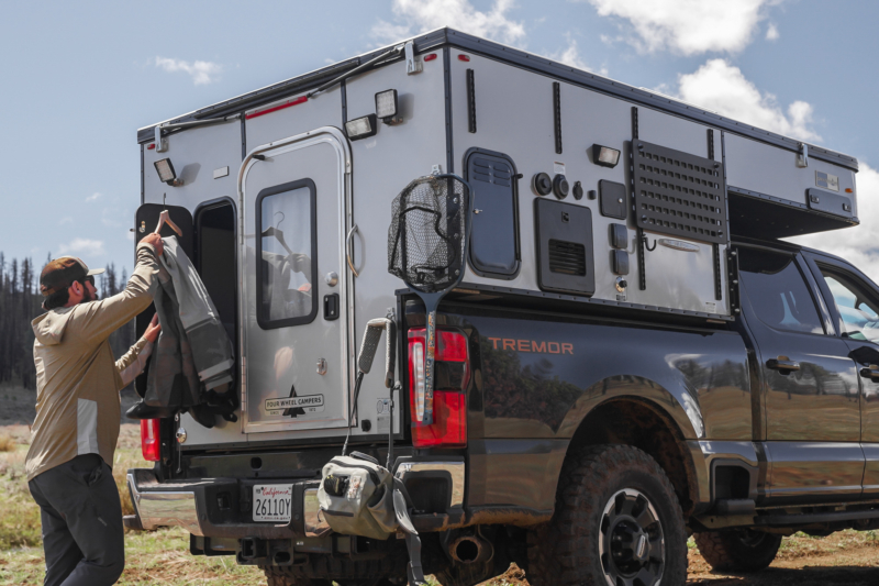 Fly Fishing Pop-Up Truck Camper: Orvis Special-Edition Four Wheel Camper