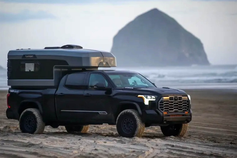 TufPort Overlander: Slide-In Truck Camper Offers Lightweight, Leakproof Base Camp